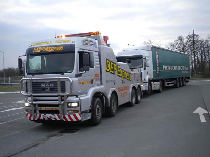 Remorquage de poids lourds Orléans